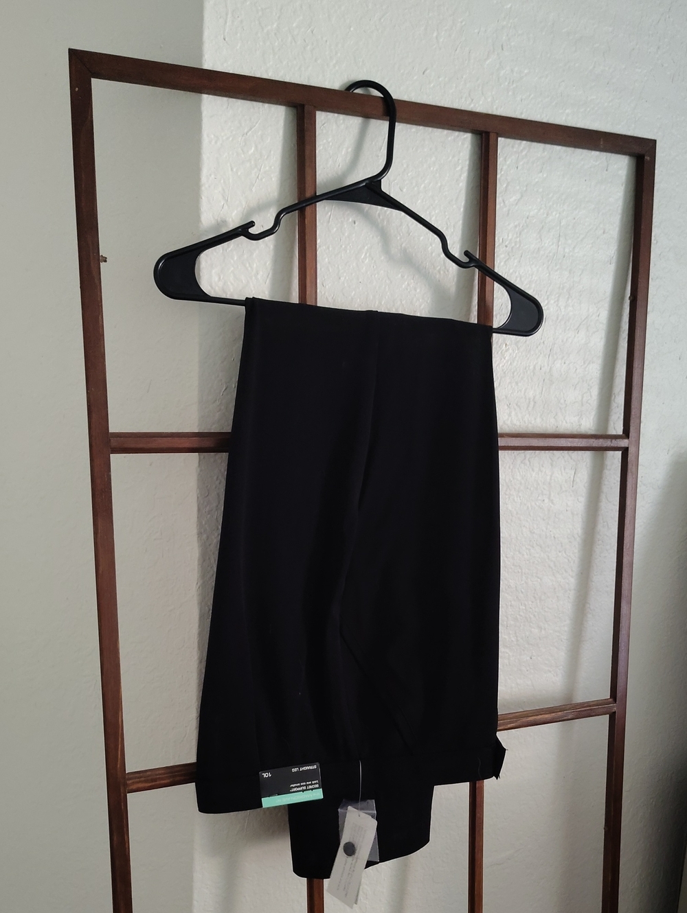 Investments Black Straight-Leg Ponte Trousers